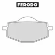 Jarrupala FERODO Platinum: Italjet, MBK, Yamaha (1985->) ATV: Yamaha (1987-1989) - Moottoripyörän jarrupalat - FDB383P - 1