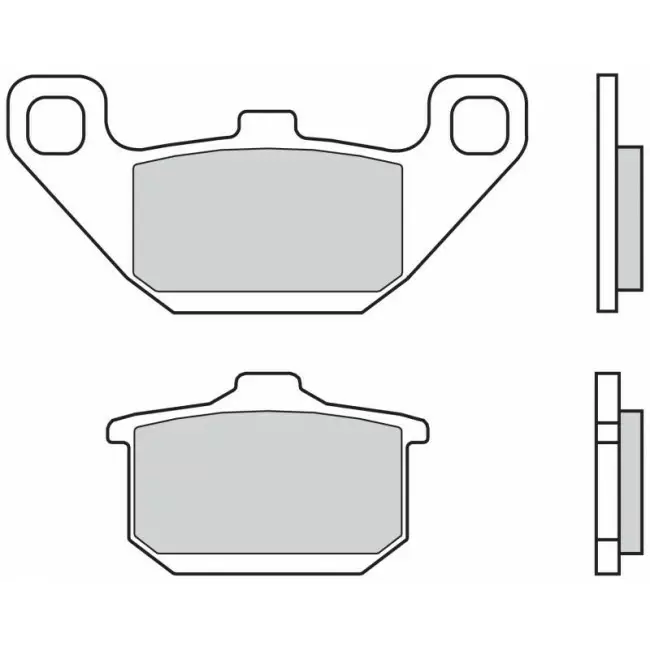 Brembo Jarrupalat Taakse Sintrattu Road 07KA08SP - Moottoripyörän jarrupalat - 231-KA08SP - 2
