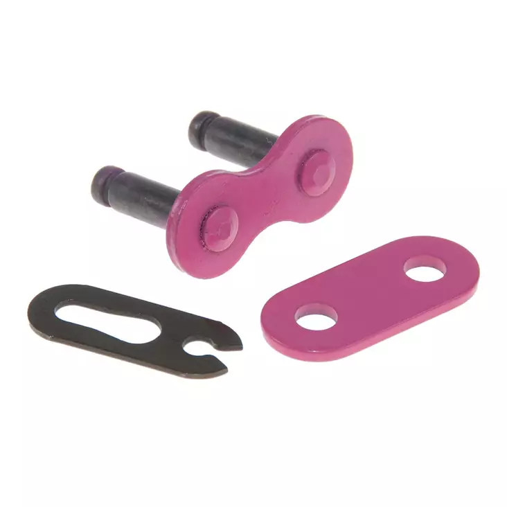 KMC 420H ketjulukko, Pinkki - Mopon ketjut - 284-420P - 1