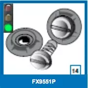 Shark Openline leukaosan kiinnitysruuvit - Kypärien varaosat - FX9551P - 1