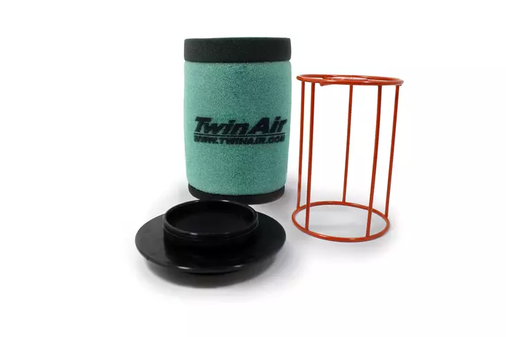 Twin Air Pre-Oiled AF (FR) incl. Intake(pe/pp) + Cage Can Am Outl./Reneg. 800R/1 - Crossipyörän ilmansuodattimet - 201-15-6061P - 1