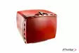 Puig Mega Box With Lock C/Red - Moottoripyörän perälaukut - 33-2328R - 1
