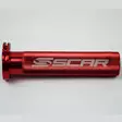 Scar Aluminum Throttle Tube + Bearing - Kawasaki/Suzuki/Yamaha - Red color - Ohjaustangon tarvikkeet - 430-TT100R - 1