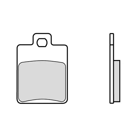 Brembo Jarrupalat Maxi-Scooter 07019XS - Moottoripyörän jarrupalat - 231-07019XS - 1