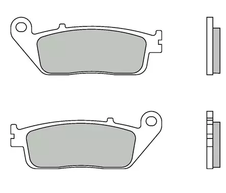 Brembo Jarrupalat Maxi-Scooter 07075XS - Moottoripyörän jarrupalat - 231-07075XS - 2