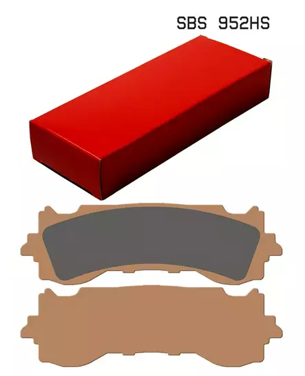 SBS Jarrupalat Sintered 952HS - Moottoripyörän jarrupalat - 23-952HS - 1