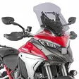 Givi SPOILER D. MULTISTRADA V4 '21 FUME' - Moottoripyörän tuulisuojat - 323-D7413S - 1
