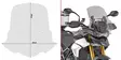 GIVI SPOILER T.TIGER 900 2020 FUME' - Moottoripyörän tuulisuojat - 323-D6415S - 1