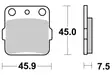 SBS Jarrupalat Carbon Silver 592CS - Moottoripyörän jarrupalat - 23-592CS - 1