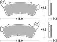 SBS Jarrupalat Sintered 934H.HS - Moottoripyörän jarrupalat - 23-934HS - 2