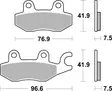 SBS Jarrupalat Sintered 955HS - Moottoripyörän jarrupalat - 23-955HS - 2