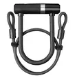 U-lukko axa newton mini + vaijeririimu 100/8, musta - Polkupyörän lukot ja osat - 59502795SS - 1
