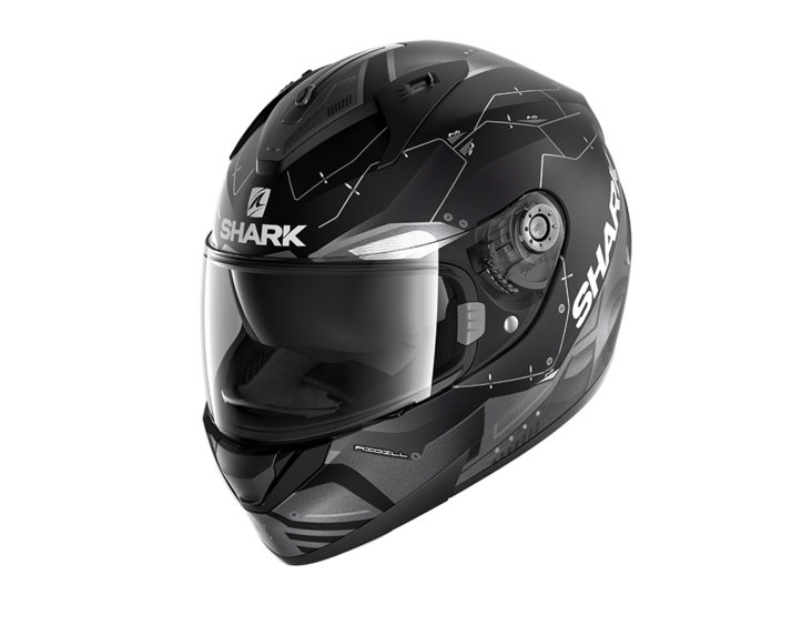MP-kypärä Shark RIDILL 1.2 MECCA mattamusta - Umpikypärät - HE0538EKAS - 2