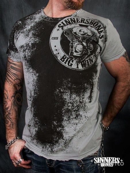 Sinners Bones - Big Twin t-paita - T-paidat - SB0002-S - 1