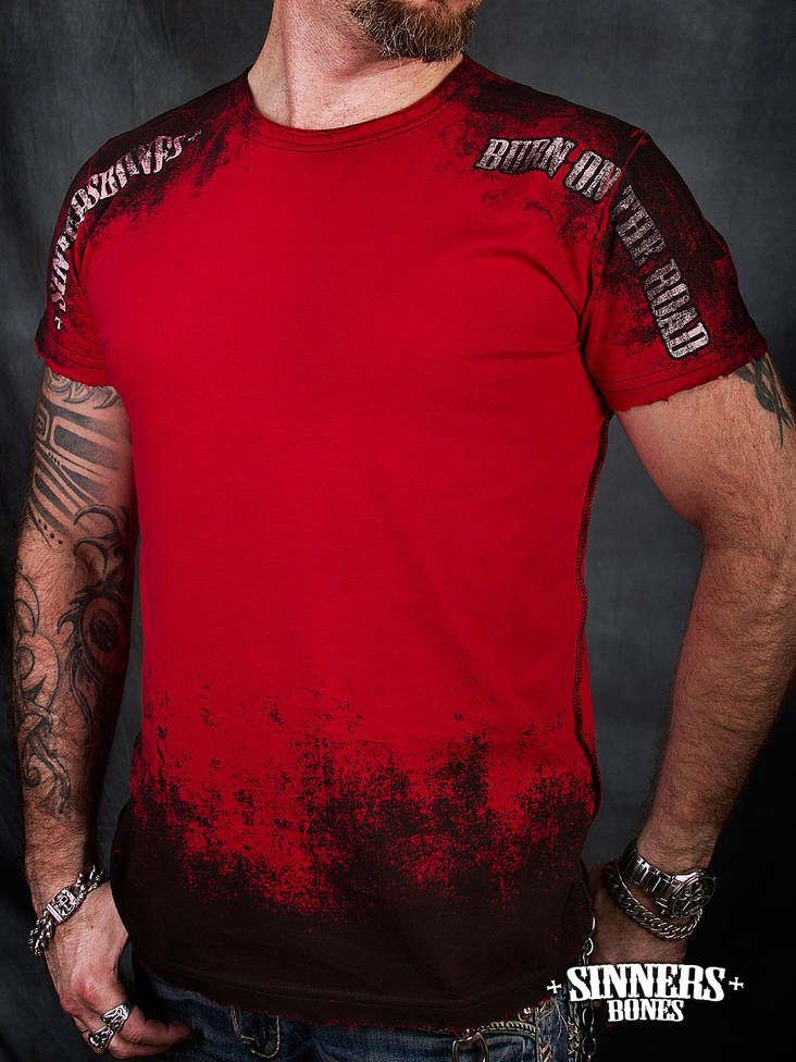 Sinners Bones - Burn on the Road t-paita - T-paidat - SB0008-S - 1