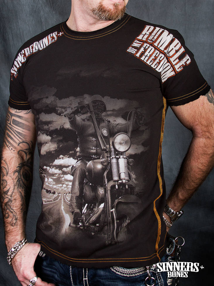 Sinners Bones - RUMBLE of my FREEDOM t-paita - T-paidat - SB0011-S - 1