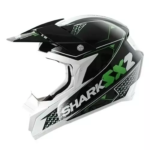 Crossikypärä Shark SX2 Kamaboko - Crossikypärät - HE2220EKGW-XS - 1
