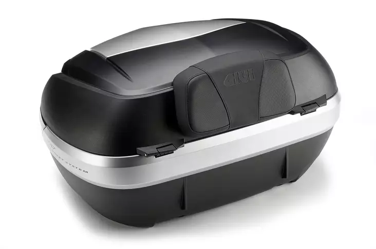 Givi Selkänoja V47 mustaa nahkaa Givin logolla - Moottoripyörän laukkujen lisävarusteet - 321-E134S - 1