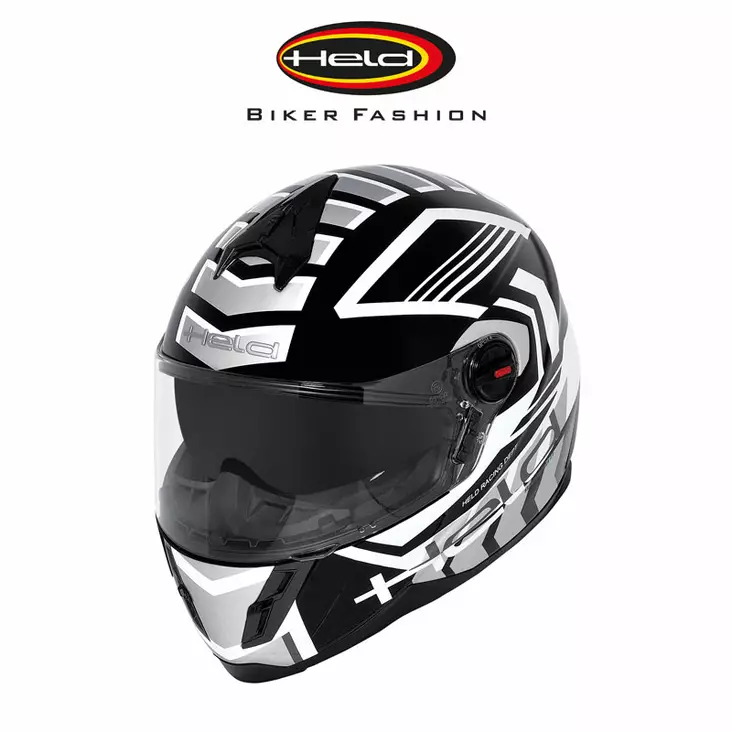 Lasten moottoripyöräkypärä Held Scard, musta/harmaa - Lasten moottoripyöräkypärät - 7421-014-XXXS - 1