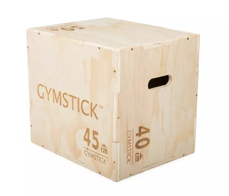 Puinen hyppyboxi 50 x 45 x 40 cm - Plyo- ja hyppyboxit - GS61162-S - 1