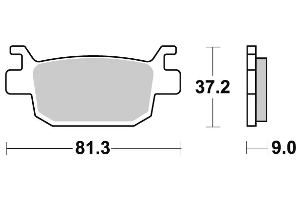 SBS Jarrupalat Maxi Sinter 193MS - Moottoripyörän jarrupalat - 23-193MS - 1
