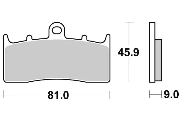 SBS Jarrupalat Sintered 778HS - Moottoripyörän jarrupalat - 23-778HS - 1