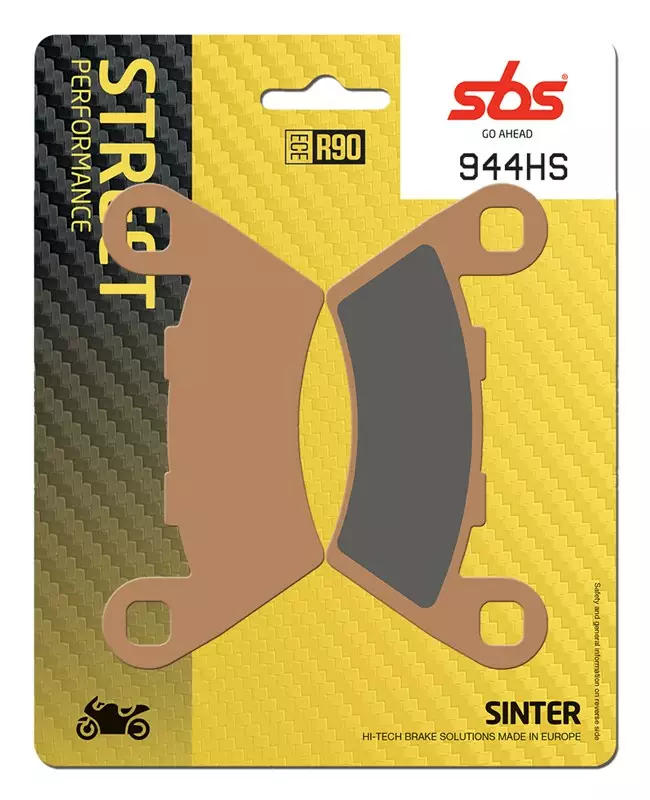 SBS Jarrupalat Sintered 944HS - Moottoripyörän jarrupalat - 23-944HS - 1
