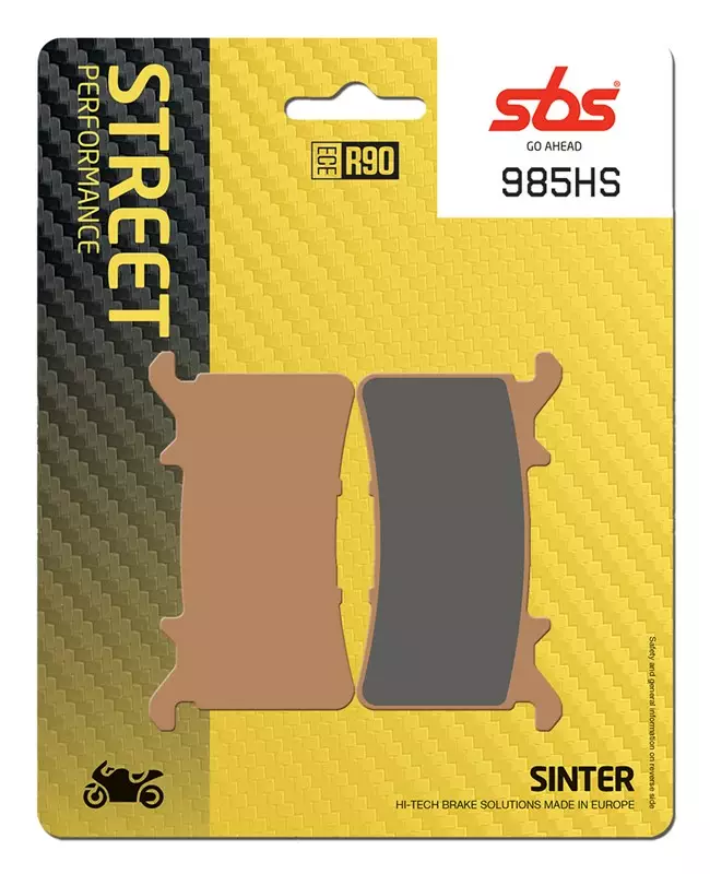 SBS Jarrupalat Sintered 985HS - Moottoripyörän jarrupalat - 23-985HS - 1