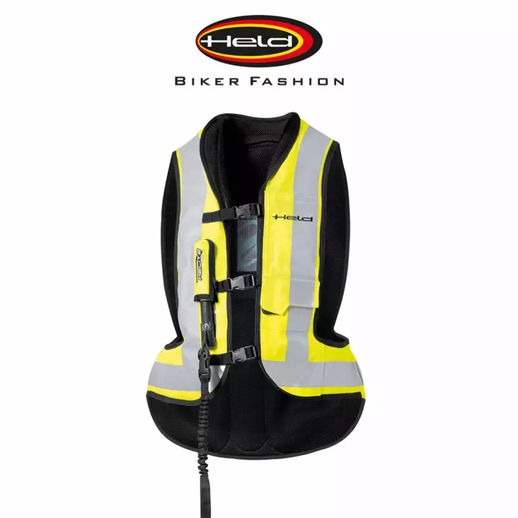 Selkäsuoja Held Air Vest Airbag, neonkeltainen - Selkäsuojat - 6449-058-S - 1