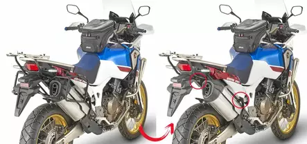 Givi Specific kit to install the PLR1161/PL1161CAM without the Monorack CRF1000L - Moottoripyörän laukkujen kiinnikesarjat - 322-1161KIT - 1