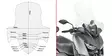 GIVI SPOILER YAM. X-MAX 300 (2017) - Moottoripyörän tuulisuojat - 323-D2136ST - 1
