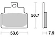 SBS Jarrupalat Carbon Tech 153CT - Moottoripyörän jarrupalat - 23-153CT - 1