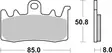 SBS Jarrupalat Racing Sintered 900RST - Moottoripyörän jarrupalat - 23-900RST - 2