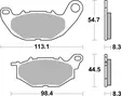 SBS Jarrupalat Racing Sintered 931RST - Moottoripyörän jarrupalat - 23-931RST - 2