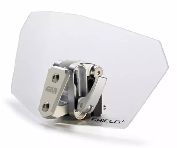 Givi Universaali läpinäkyvä tuulilasinlisäosa sisältäen asennussarjan - Moottoripyörän tuulisuojat - 323-S180T - 1