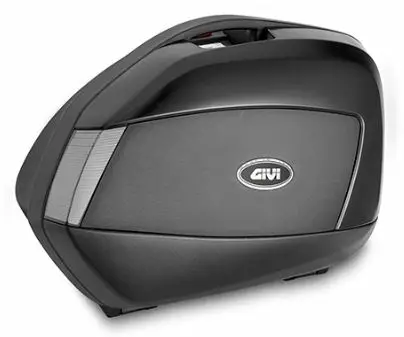 Givi V35 Tech monokey 35lt laukkupari musta sivupaneeli kirkkaat heijastimet - Moottoripyörän sivulaukut - 321-V35NT - 1