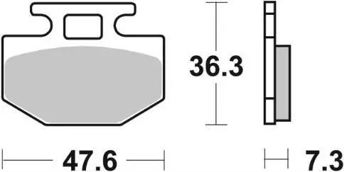 SBS Jarrupalat Carbon Tech 112CT - Moottoripyörän jarrupalat - 23-112CT - 2