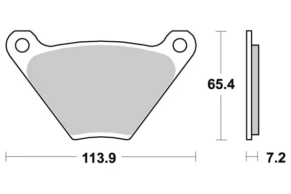 SBS Jarrupalat Carbon Tech 513CT - Moottoripyörän jarrupalat - 23-513CT - 1
