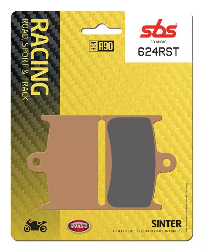 SBS Jarrupalat Racing Sintered 624RST - Moottoripyörän jarrupalat - 23-624RST - 1