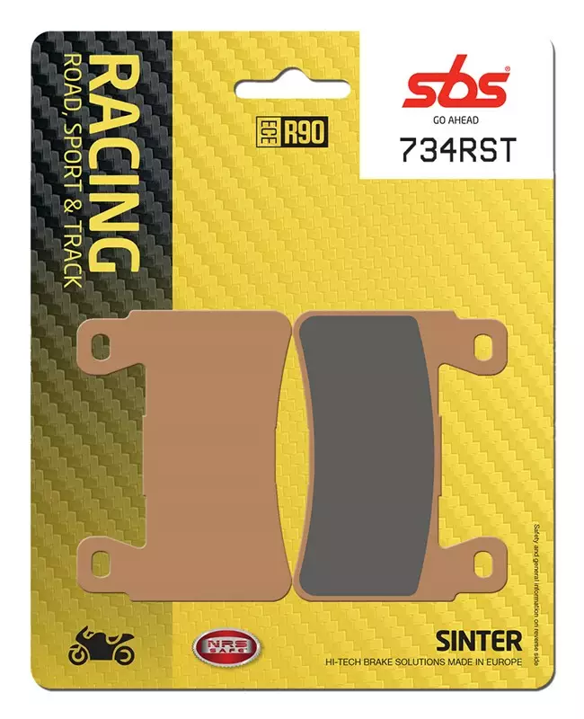 SBS Jarrupalat Racing Sintered 734RST - Moottoripyörän jarrupalat - 23-734RST - 1