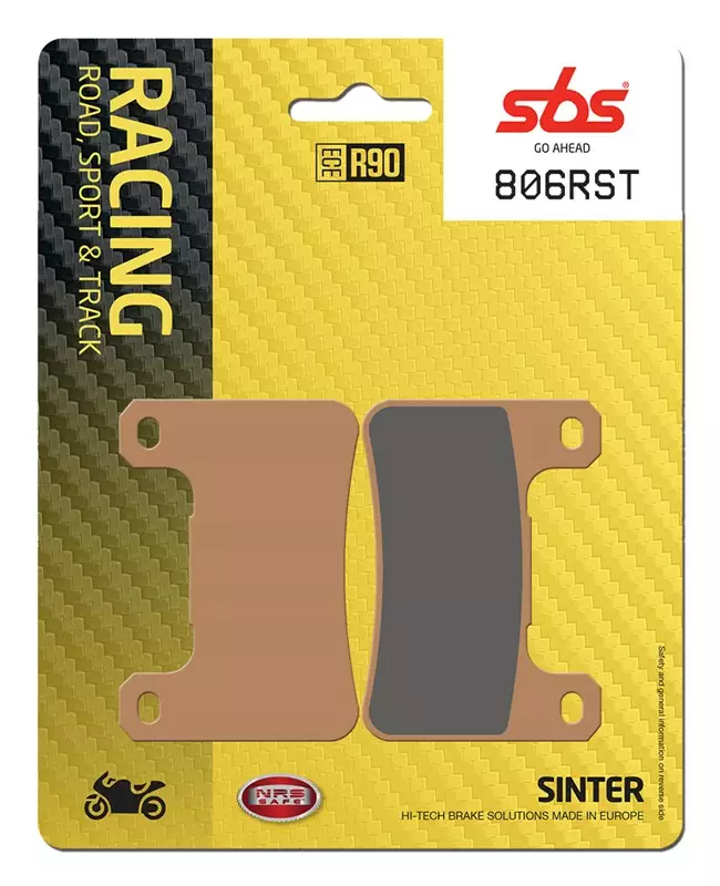 SBS Jarrupalat Racing Sintered 806RST - Moottoripyörän jarrupalat - 23-806RST - 1