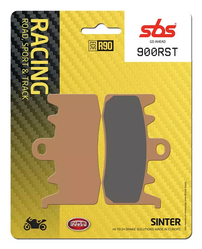 SBS Jarrupalat Racing Sintered 900RST - Moottoripyörän jarrupalat - 23-900RST - 1
