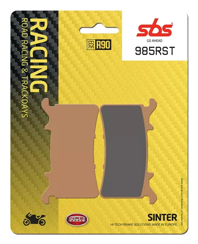 SBS Jarrupalat Racing Sintered 985RST - Moottoripyörän jarrupalat - 23-985RST - 1