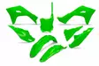 UFO Muovisarja 5-osainen Neon-vihreä KX250F 25–.. KX450F 24–.. - Crossipyörän muovisarjat - 650-K231-AFLU - 1
