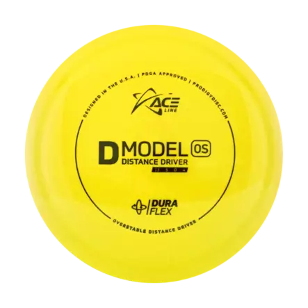 Frisbeegolfkiekko Prodigy ACE Line D Model OS DuraFlex - Pituusdraiverit - D-OS-DF-174-YELLOW - 1