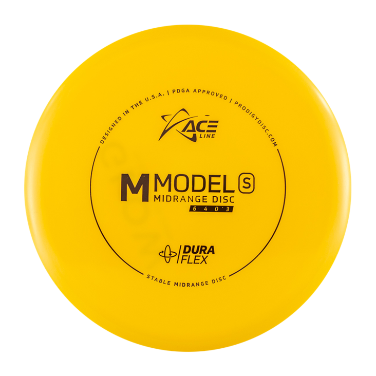 Frisbeegolfkiekko Prodigy ACE Line M Model S DuraFlex - Midarit - M-S-DF-180-YELLOW - 1