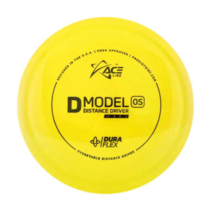 Frisbeegolfkiekko Prodigy ACE Line D Model OS DuraFlex - Pituusdraiverit - D-OS-DF-174-YELLOW - 1