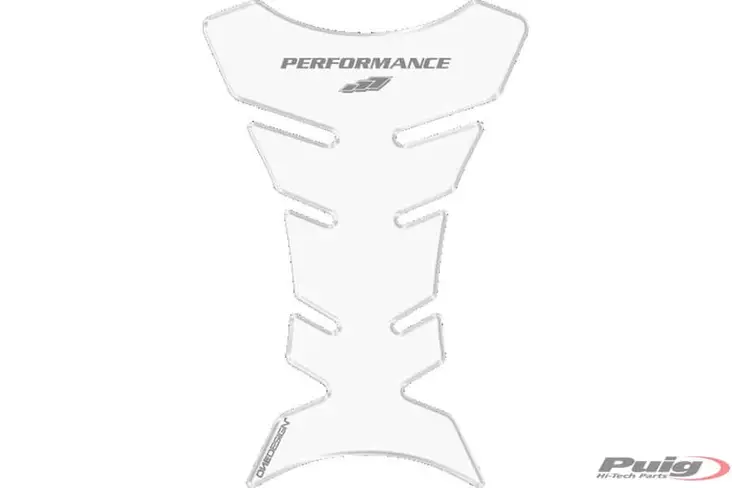 Puig Tank Pad Performance C/Clear - Moottoripyörän tankinsuojat - 33-4051W - 1