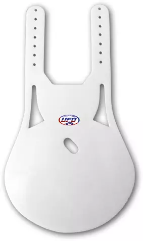 UFO Etunumerokilpi veteran MX/Enduro 76-83 Valkoinen - Crossipyörän numerokilvet - 650-8047-W - 1