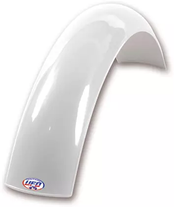 UFO Takalokasuoja veteran MX125-500 60-74 Valkoinen - Crossipyörän lokasuojat - 650-8020-W - 1